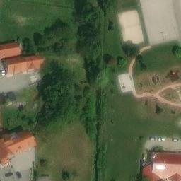 Sand Volleyball Court — aerial view