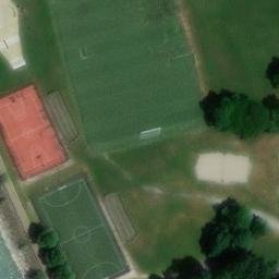 Sand Volleyball Court — aerial view
