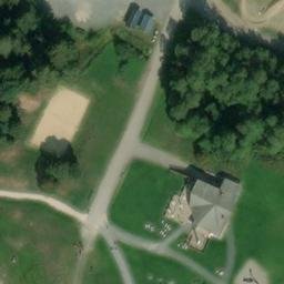 Sand Volleyball Court — aerial view