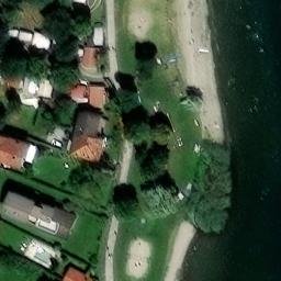 Sand Volleyball Court — aerial view