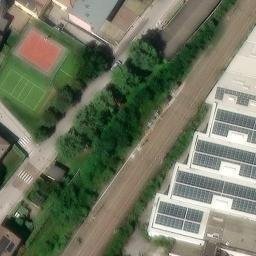 Volleyball Court — aerial view