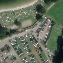 Campo da beach — aerial view