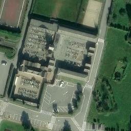 Sand Volleyball Court — aerial view