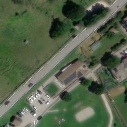 Sand Volleyball Court — aerial view