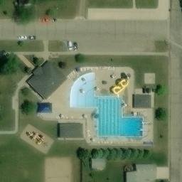 Oakes Beach Volleyball Court — aerial view