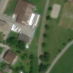Sand Volleyball Court — aerial view