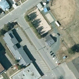 Saint-Léonard-d'Aston Beach Volleyball Court — aerial view