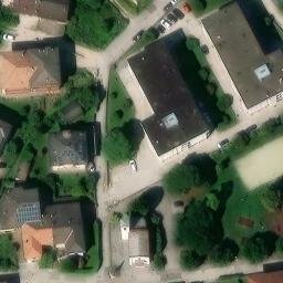 Volleyball Court near Trento — aerial view