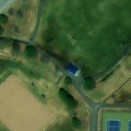 Thetford Mines Beach Volleyball Court #4 — aerial view