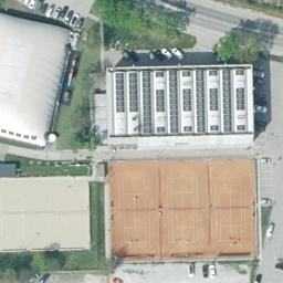 Ludus Beach Park Ljubljana — aerial view