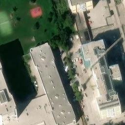 Volleyball Court — aerial view