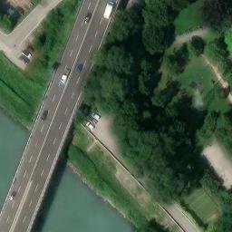 Volleyball Court near Trento — aerial view