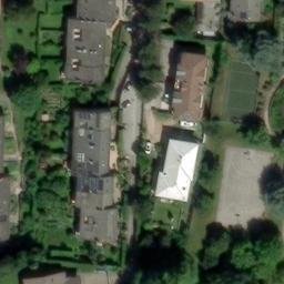 Volleyball Court near Trento — aerial view
