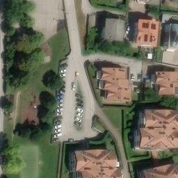 Grass Volleyball Court — aerial view