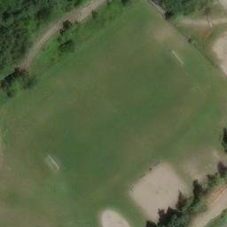 Saint-Éphrem-de-Beauce Beach Volleyball Court — aerial view