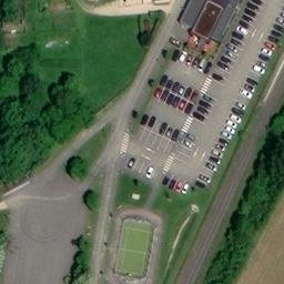 City stade — aerial view