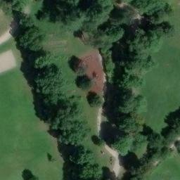 Sand Volleyball Court — aerial view