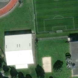 Sand Volleyball Court — aerial view