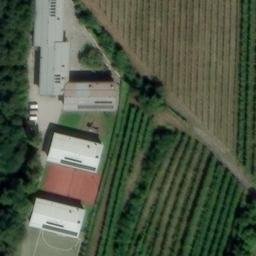 Volleyball Court near Trento — aerial view