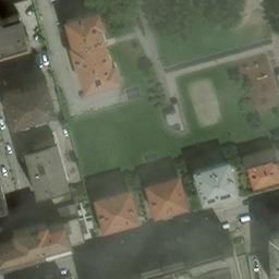 Sand Volleyball Court — aerial view