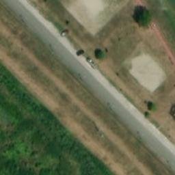 Sand Volleyball Court — aerial view