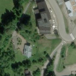 Volleyball Court near Trento — aerial view