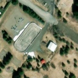 Black Lake Beach Volleyball Court #2 — aerial view
