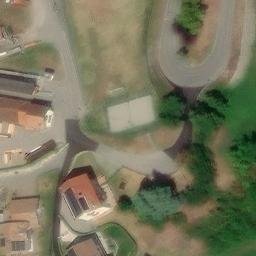 Sand Volleyball Court — aerial view
