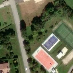 Volleyball Court — aerial view