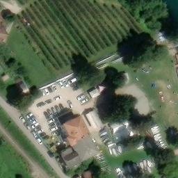 Sand Volleyball Court — aerial view
