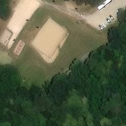 Sand Volleyball Court — aerial view