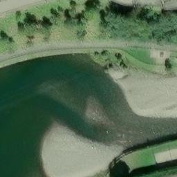 Sand Volleyball Court — aerial view