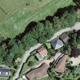Sand Volleyball Court — aerial view