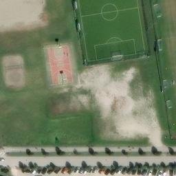 Sand Volleyball Court — aerial view