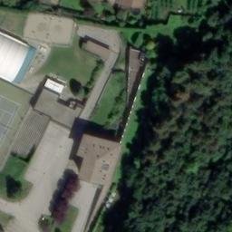 Sand Volleyball Court — aerial view