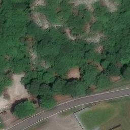 Sand Volleyball Court — aerial view