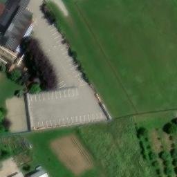 Sand Volleyball Court — aerial view