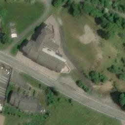 Grass Volleyball Court — aerial view