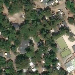 Sand Volleyball Court — aerial view