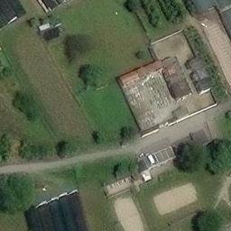 Sand Volleyball Court — aerial view