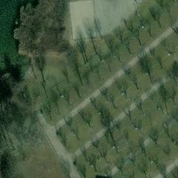Sand Volleyball Court — aerial view