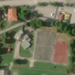 Volleyball Court — aerial view