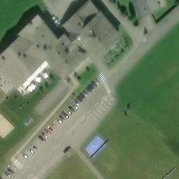 Sand Volleyball Court — aerial view