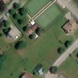 Campo da beach volley — aerial view