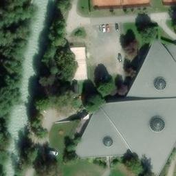 Sand Volleyball Court — aerial view
