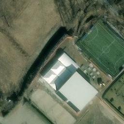 Sand Volleyball Court — aerial view