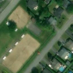 Saint-Cyrille-de-Wendover Beach Volleyball Court #3 — aerial view