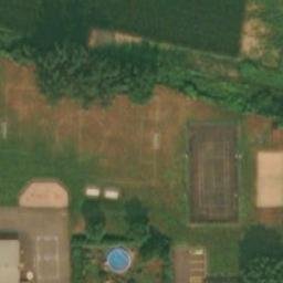 Massueville Beach Volleyball Court #2 — aerial view