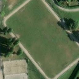 Sand Volleyball Court — aerial view