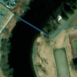 Disraeli (ville) Beach Volleyball Court — aerial view